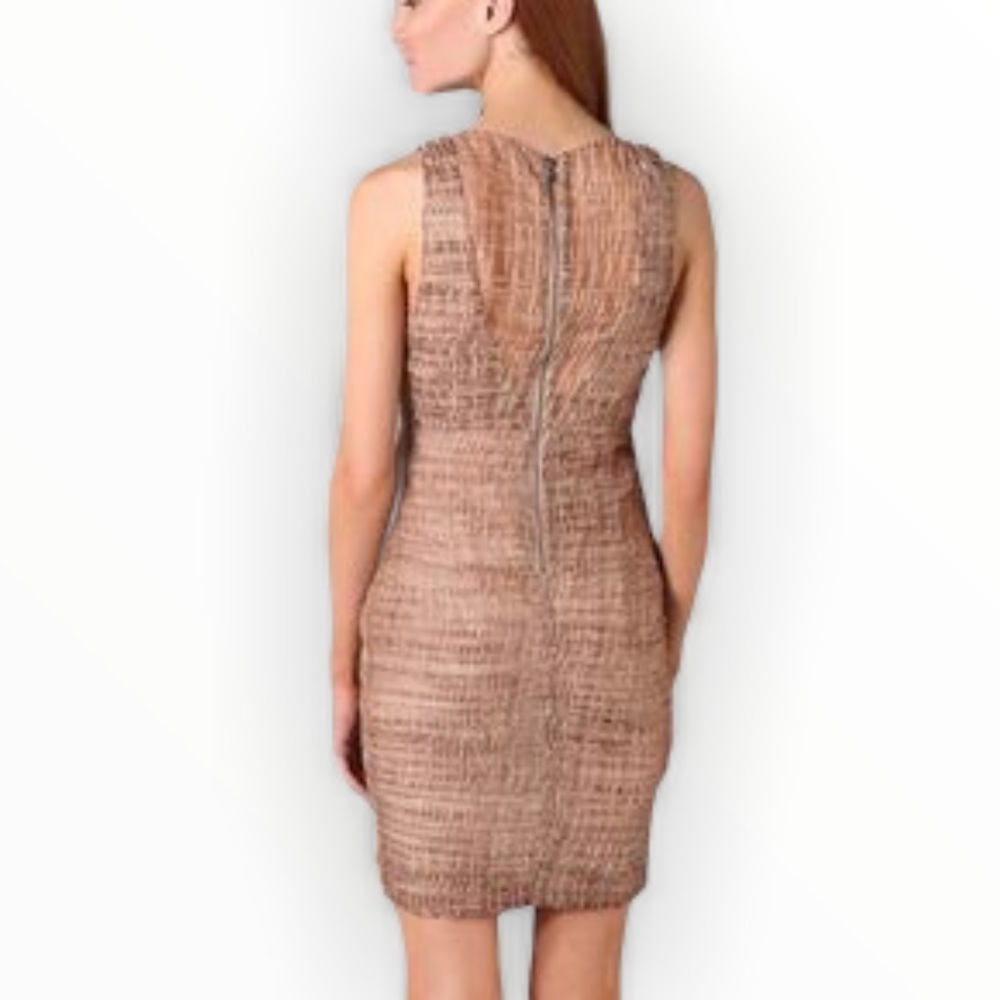 Alice + Olivia Ginger Ruched Silk Chiffon Dress 2 - Picture 2 of 11
